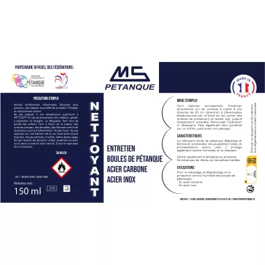 NETTOYANT BOULES DE PETANQUE