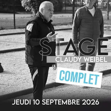 STAGE DU 10 SEPTEMBRE AVEC CLAUDY WEIBEL