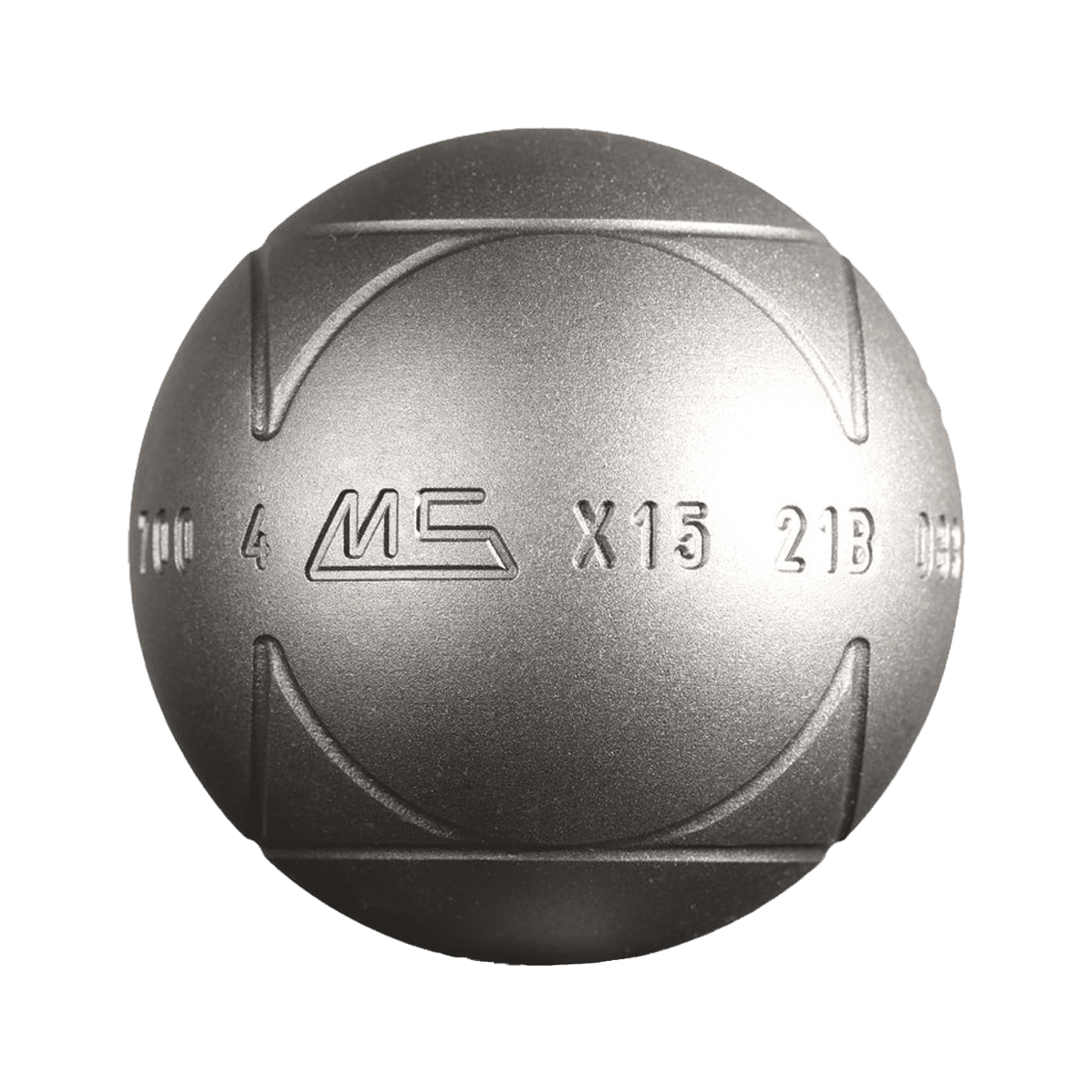 Boule de Pétanque STRX Inox Striée Tendre | MS Pétanque