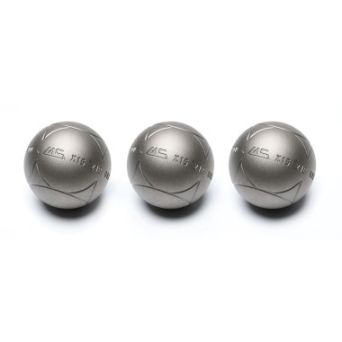 Boule de Pétanque STRX Inox Striée Tendre | MS Pétanque