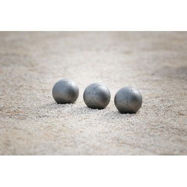 Boule de Pétanque STRX Inox Striée Tendre | MS Pétanque