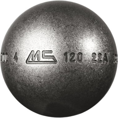 Boule Pétanque MS 120 Acier Demi-Tendre | MS Pétanque